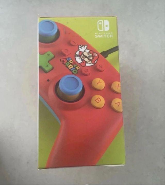 Mando PowerA Nano Wired Switch Mario Bros