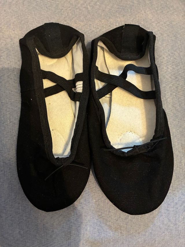 Zapatillas Ballet Negras Talla 36