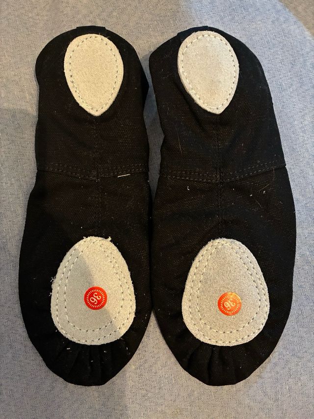 Zapatillas Ballet Negras Talla 36