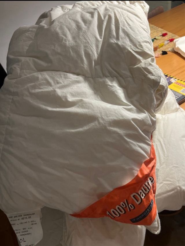 Edredón plumón 100% 140x200