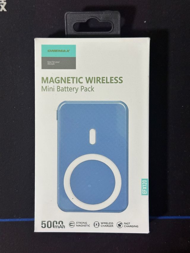 ONEMAX Power Bank Magnético Inalámbrico 5000 mAh