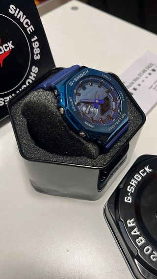 Reloj Casio G-Shock GM-2100 Azul/Negro
