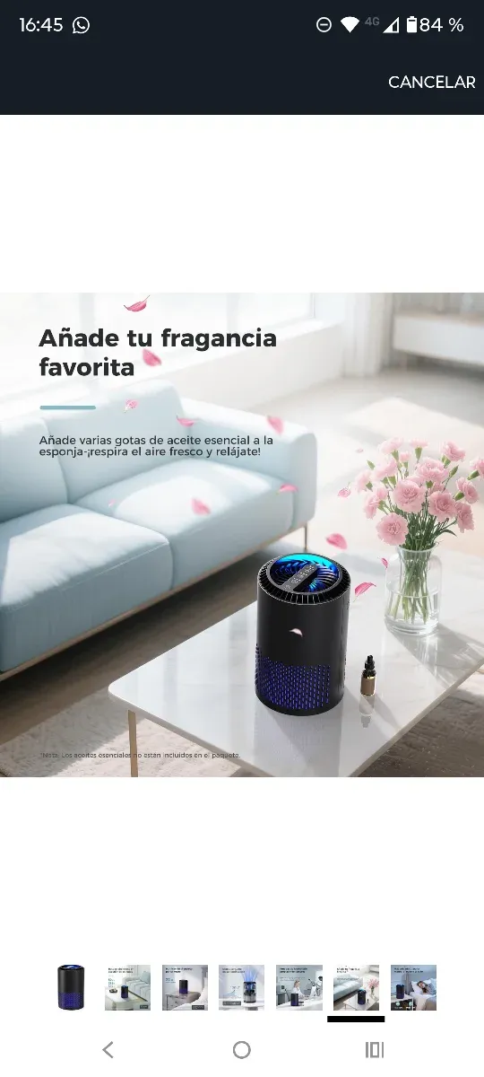 Purificador de Aire · Filtro HEPA · Silencioso ·