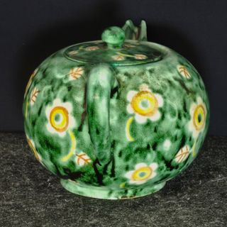 Antica teiera Verde Ramina – Ceramica vietrese