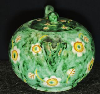 Antica teiera Verde Ramina – Ceramica vietrese