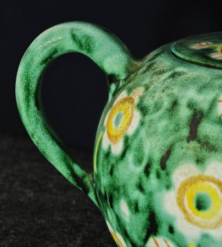 Antica teiera Verde Ramina – Ceramica vietrese