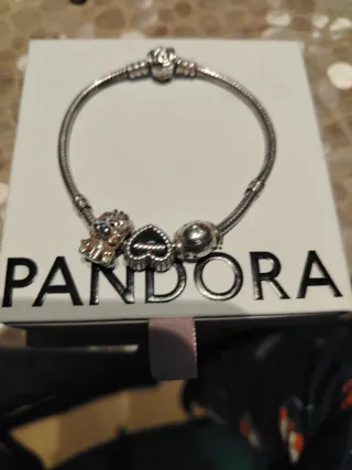 Pulsera Pandora Talla 19 Plata