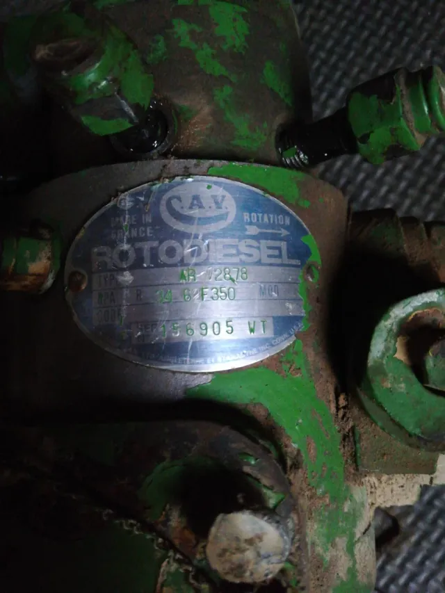 Bomba Hidráulica / Inyección John Deere