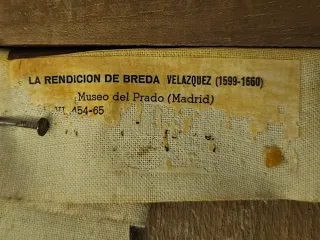 La rendición de Breda - Cuadro