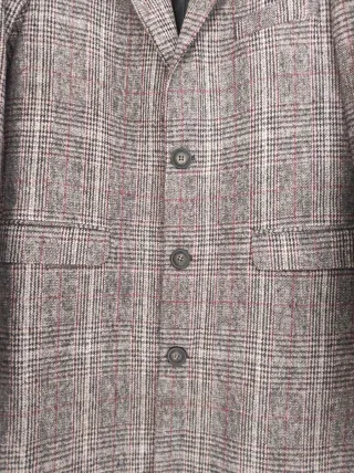 Abrigo Terranova cuadros hombre Talla L