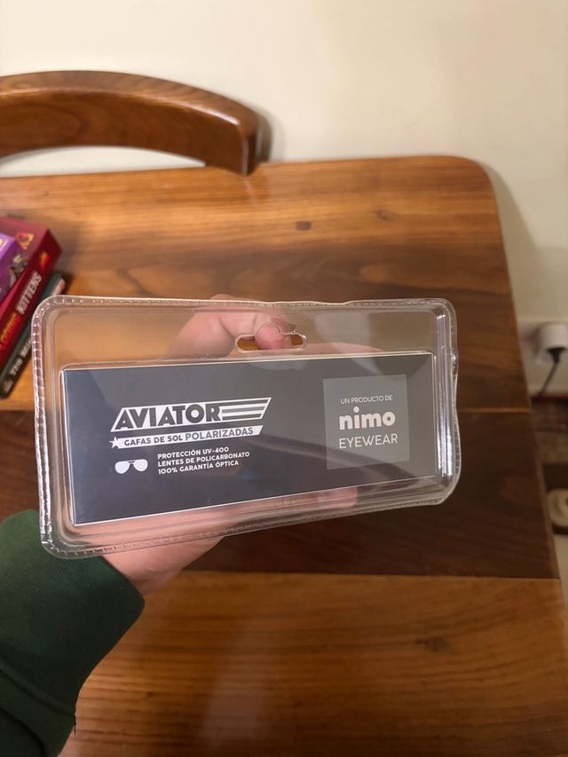 Gafas Aviador Polarizadas Grises y Plateadas