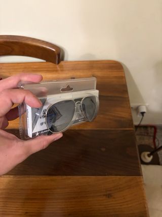 Gafas Aviador Polarizadas Grises y Plateadas