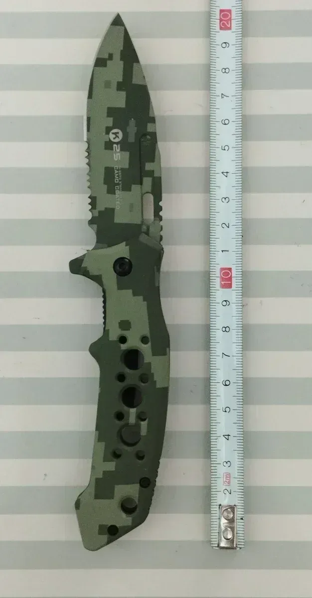 REBAJA: TÁCTICA HOJA 8.5cm: CAMUFLAJE PIXELADO