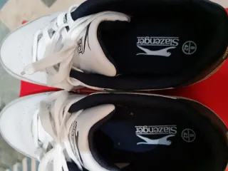 Zapatillas Slazenger Blancas y Negras