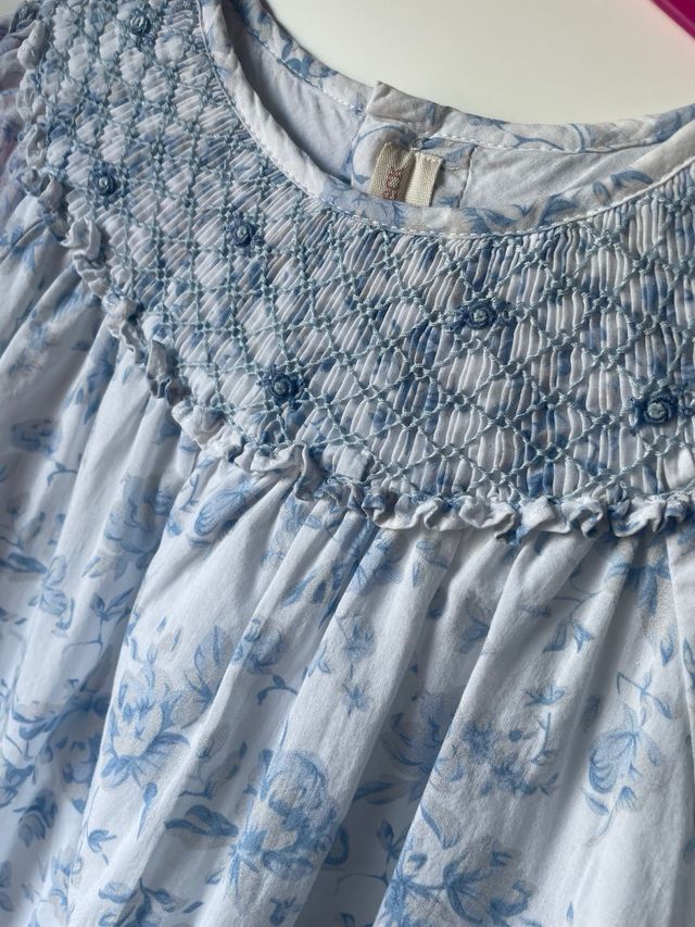 Vestido floral azul Neck&Neck