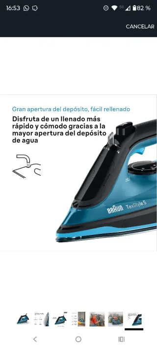 Plancha Braun TexStyle 5