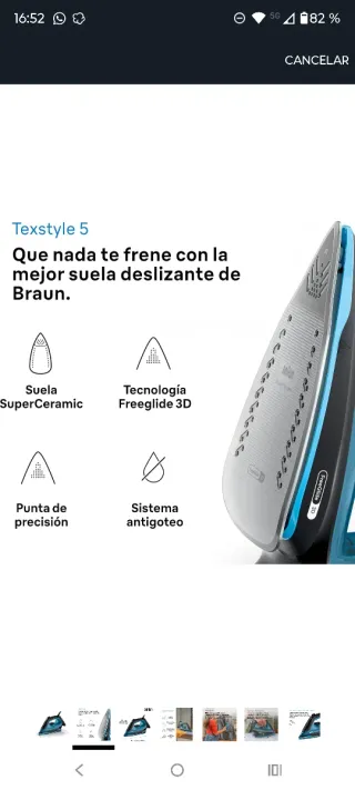 Plancha Braun TexStyle 5