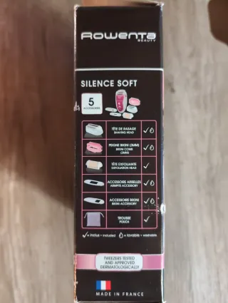 Epilatore Rowenta Silence Soft Rosa