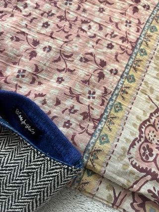 Guantes El Corte Inglés azules con diseño espiga