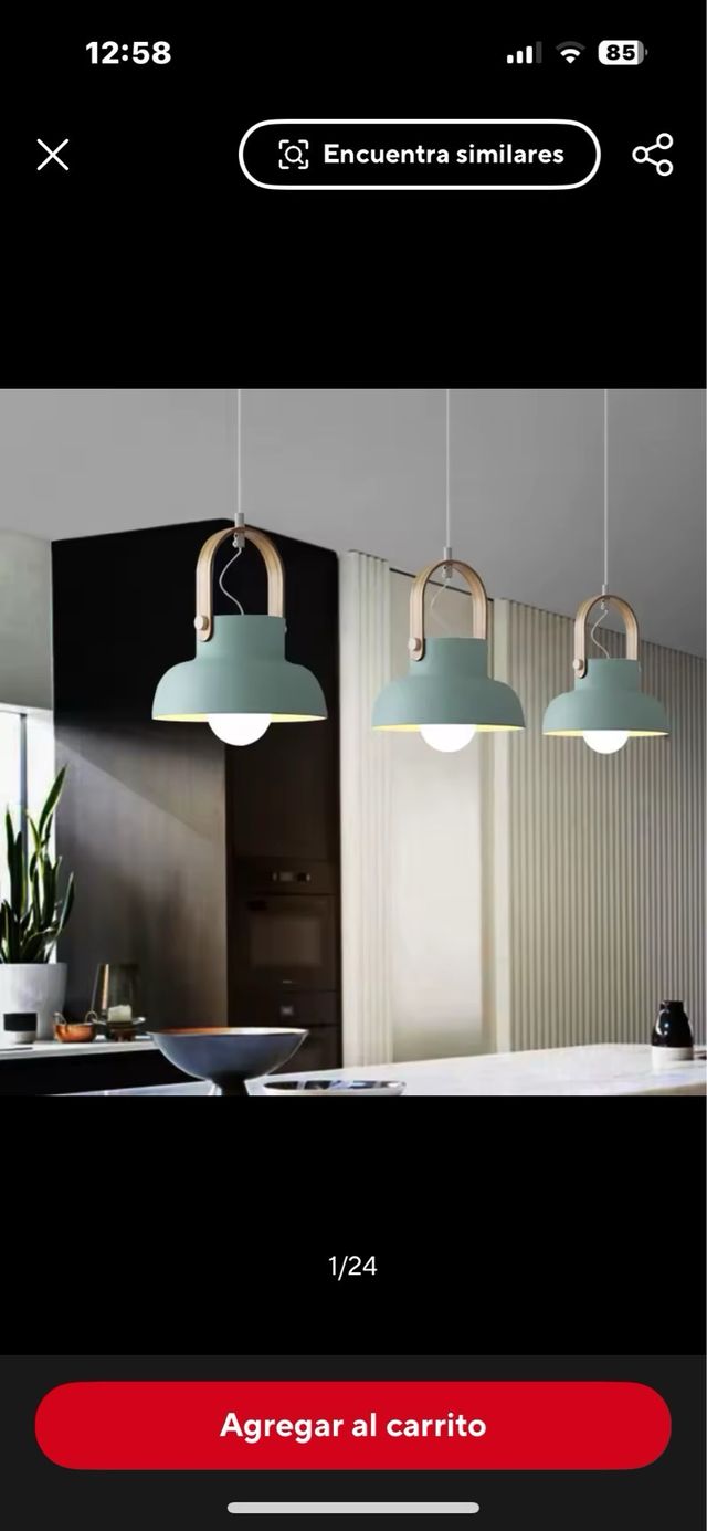 Jogo de 2 Lâmpadas Pendentes Metálicas Verdes