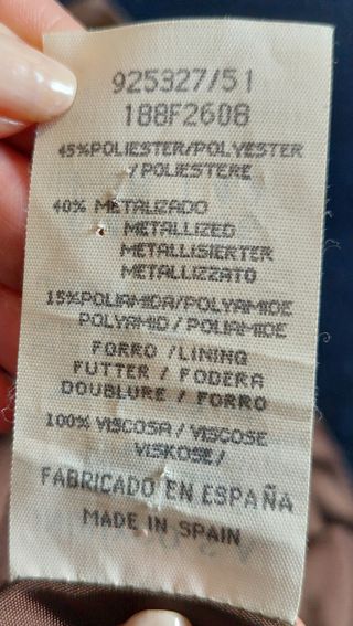 Vestido fiesta dorado encaje