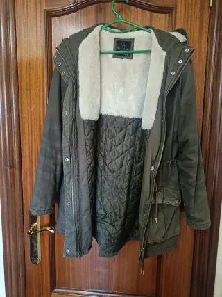 Abrigo verde talla L