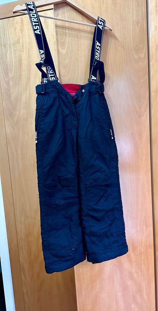 Pantalón de esquí infantil con tirantes