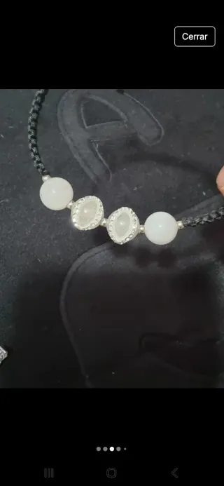 Pulsera TIME road cordón y plata 925