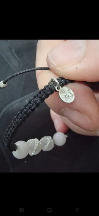 Pulsera TIME road cordón y plata 925