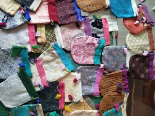 Lote 50 bolsitas de seda