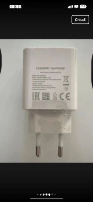 Caricabatterie Huawei Super Charge Originale