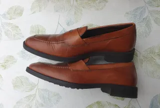 Zapatos vestir piel Mango Talla 40 Marrón