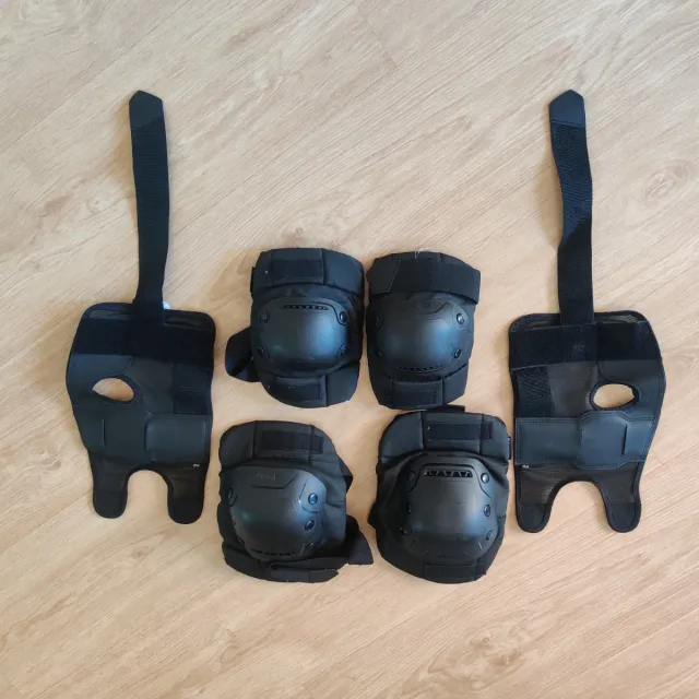 Set Protecciones Patinaje Muñeca Rodilla Codo