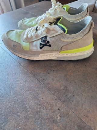 Zapatillas Scalpers Talla 44 Gris/Verde/Negras