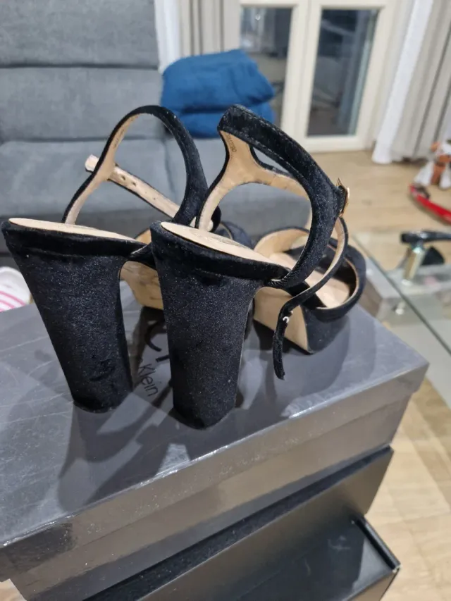 Décolleté neri tacco 12