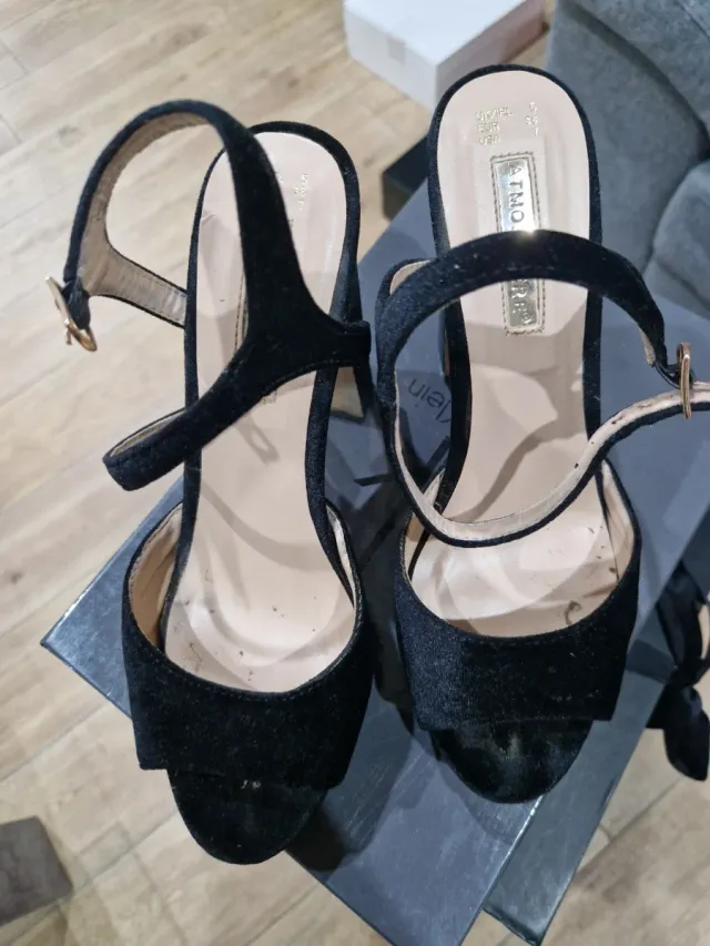 Décolleté neri tacco 12