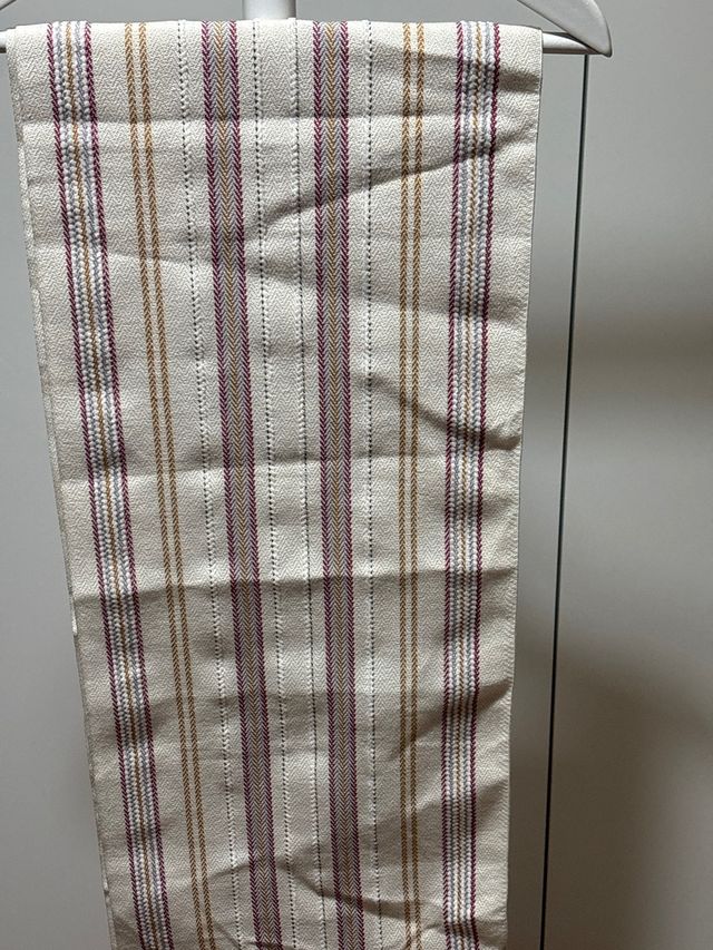 Faja fallera nueva beige y morado