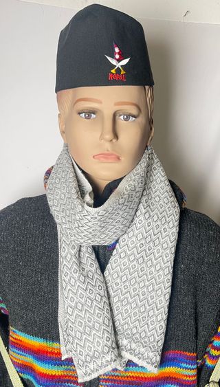 Bufanda 100% Cachemira Beige