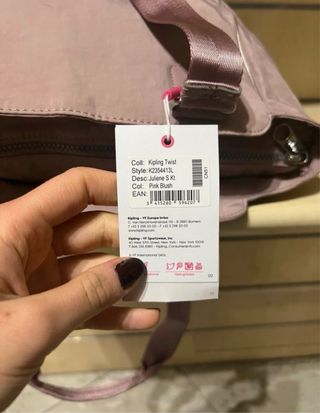 Borsa Kipling Juliene S Rosa