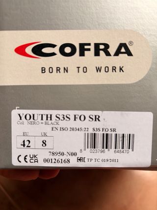Zapatos de seguridad Cofra