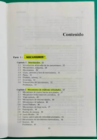 Mecanismos y dinámica de maquinaria