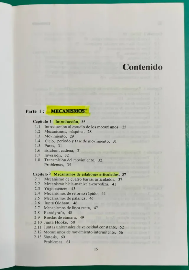 Mecanismos y dinámica de maquinaria