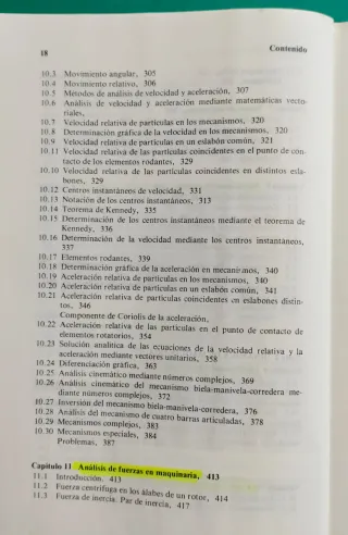 Mecanismos y dinámica de maquinaria