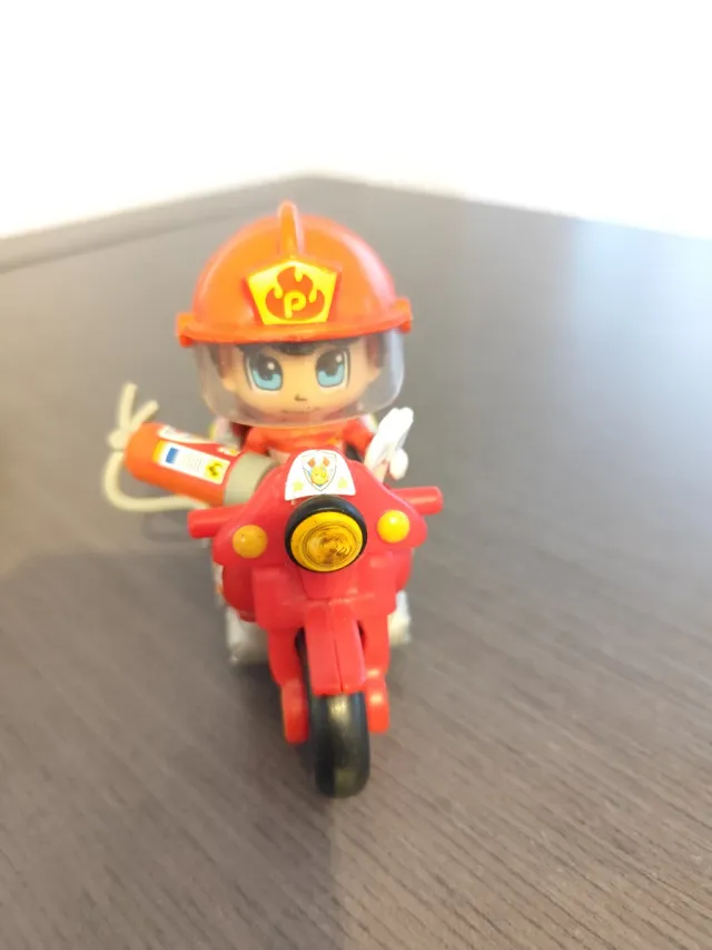 PinyPon Action Bombero con Moto