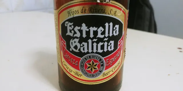 Botellín Estrella Galicia Antiguo Años 80
