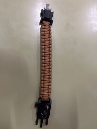 Pulsera Supervivencia 10 en 1 Negra