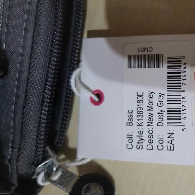 Borsellino Kipling Grigio