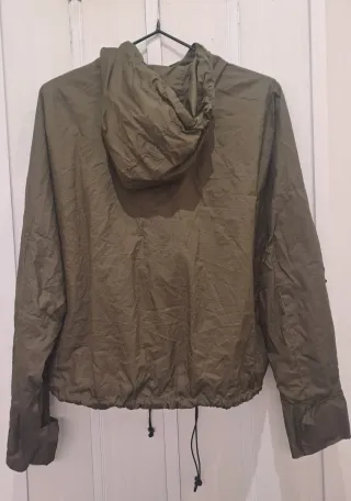 Cortavientos Zara plegable verde M