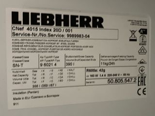 Combi Liebherr Inox 200x60