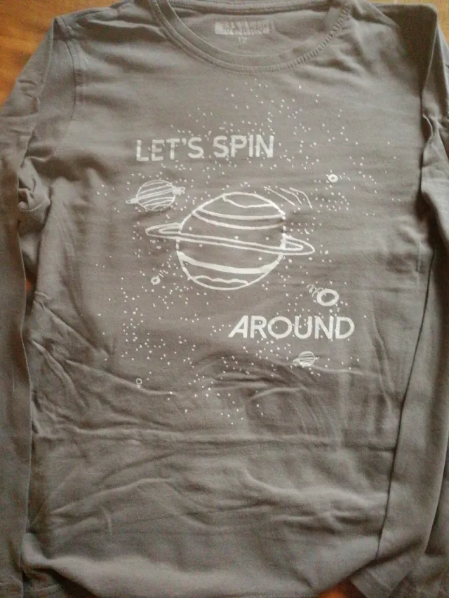 Lote 5 camisetas manga larga niño